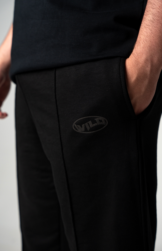 BASIC BLACK STRAIGHT pants