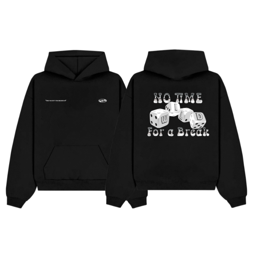 NO TIME HOOD BLACK