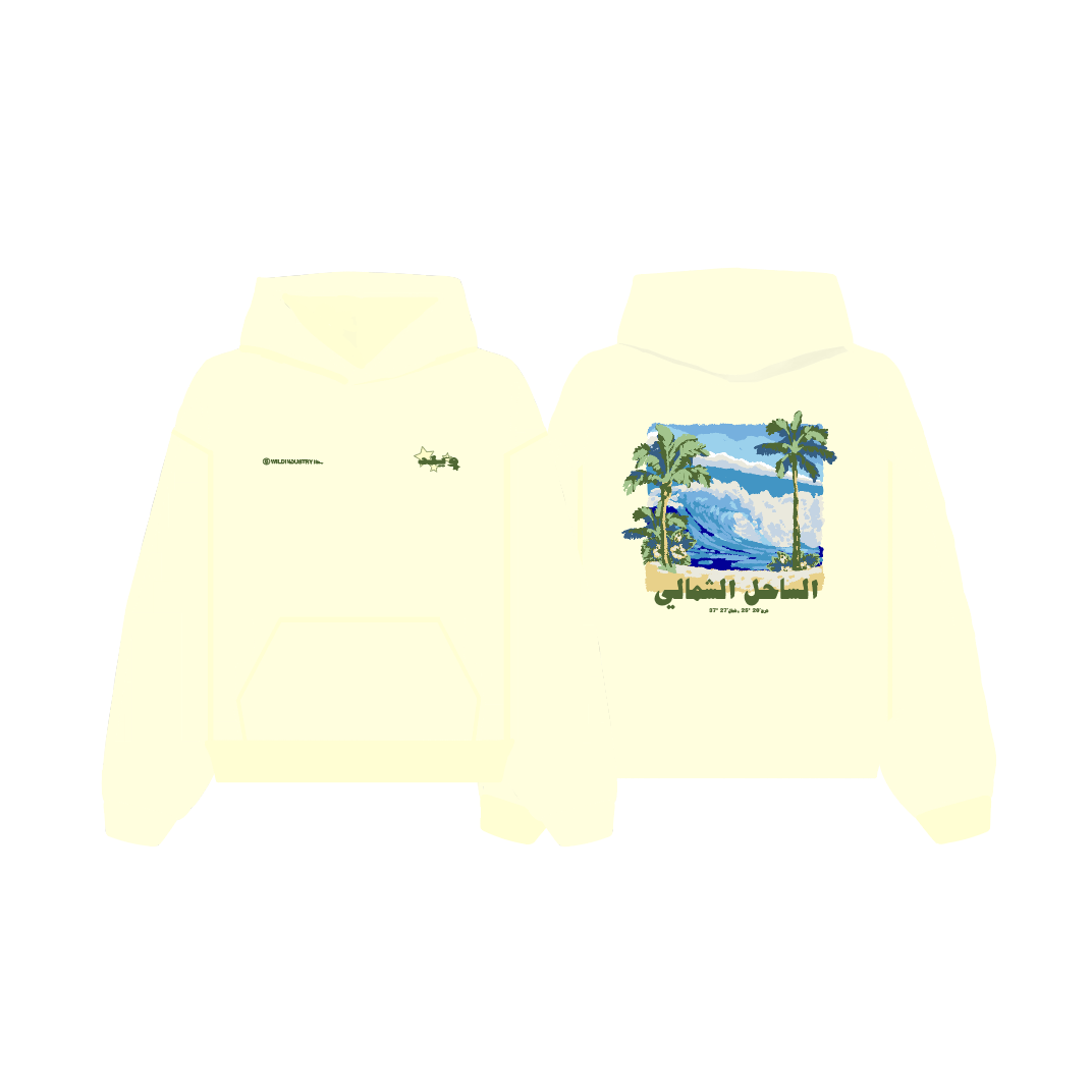NORTH COAST ESSENTIAL HOODIE- CREME