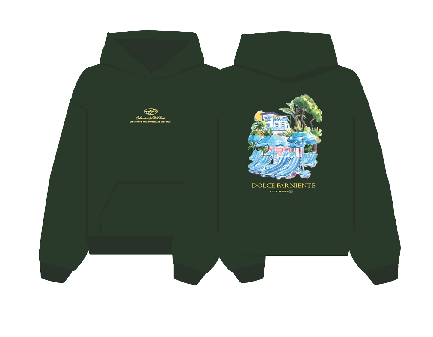 DOLCE FAR NIENTE HOOD GREEN