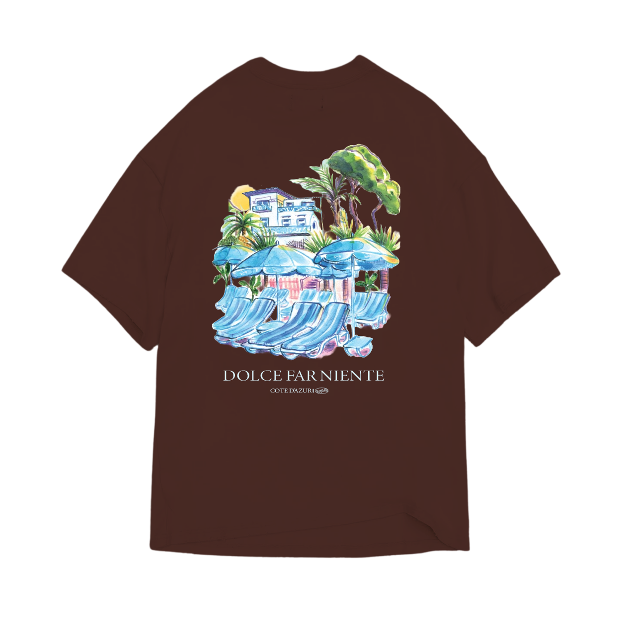 DOLCE FAR NIENTE TEE BROWN