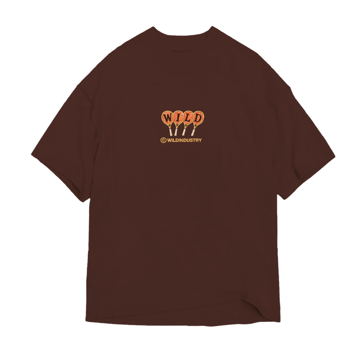 TENNIS CLUB TEE BROWN