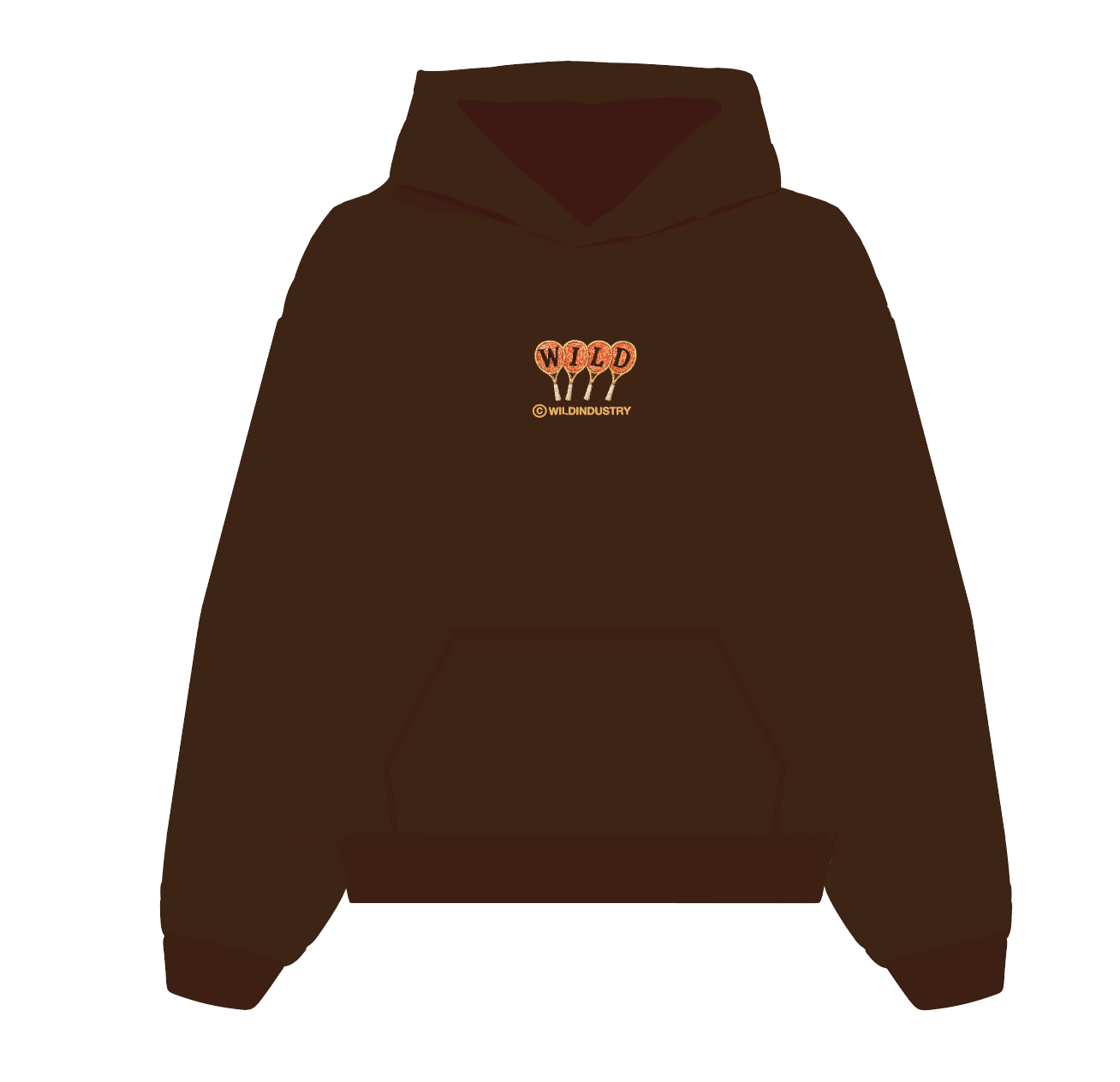 TENNIS CLUB HOOD BROWN