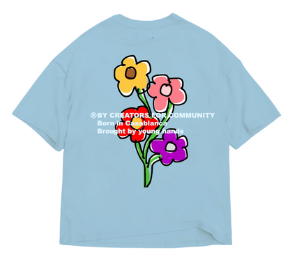 UNTAMED - BABY BLUE TEE