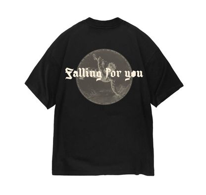 FALLING FOR YOU BLACK TEE
