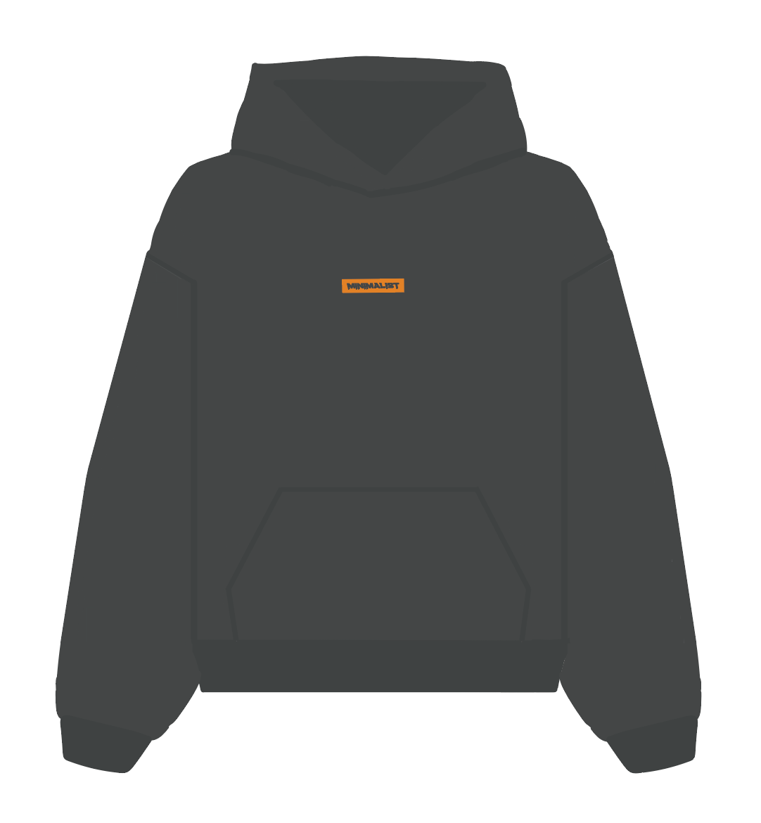 CATCH FLIGHTS NOT FEELINGS - GREY HOOD