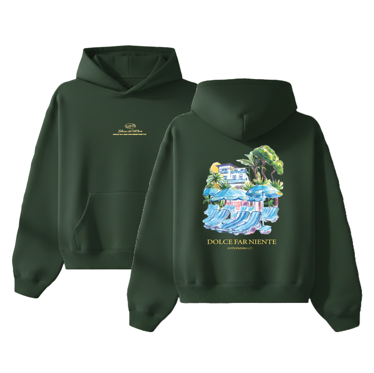 DOLCE FAR NIENTE HOOD GREEN