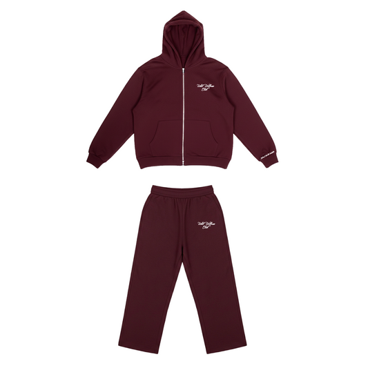 WILD CLASSIC TRACKSUIT - BURGUNDY