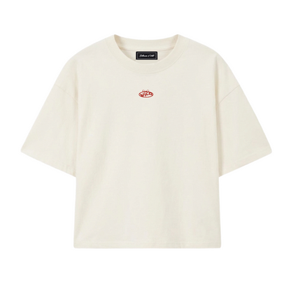 FALLING FOR YOU CREAM TEE