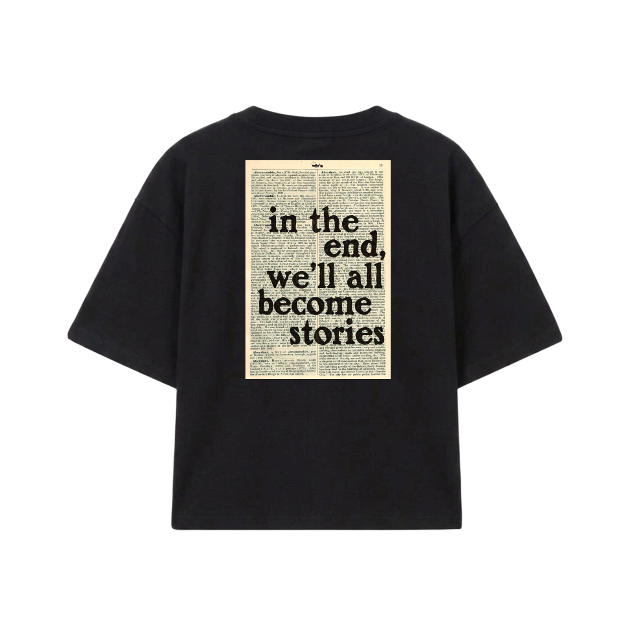 IN THE END WE'LL ALL BECOME STORIES