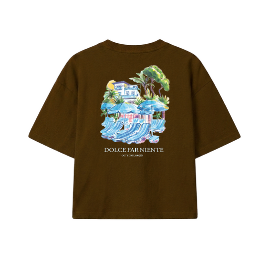 DOLCE FAR NIENTE TEE BROWN