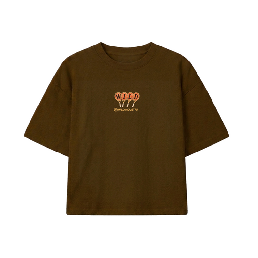 TENNIS CLUB TEE BROWN