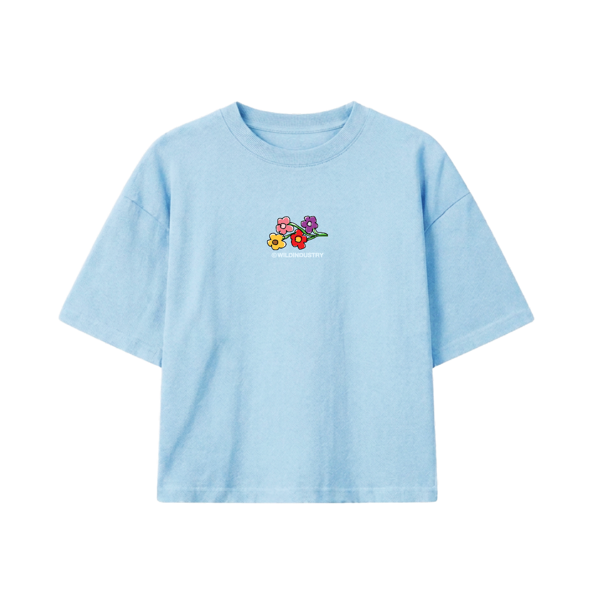UNTAMED - BABY BLUE TEE