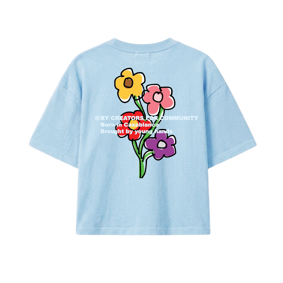 UNTAMED - BABY BLUE TEE