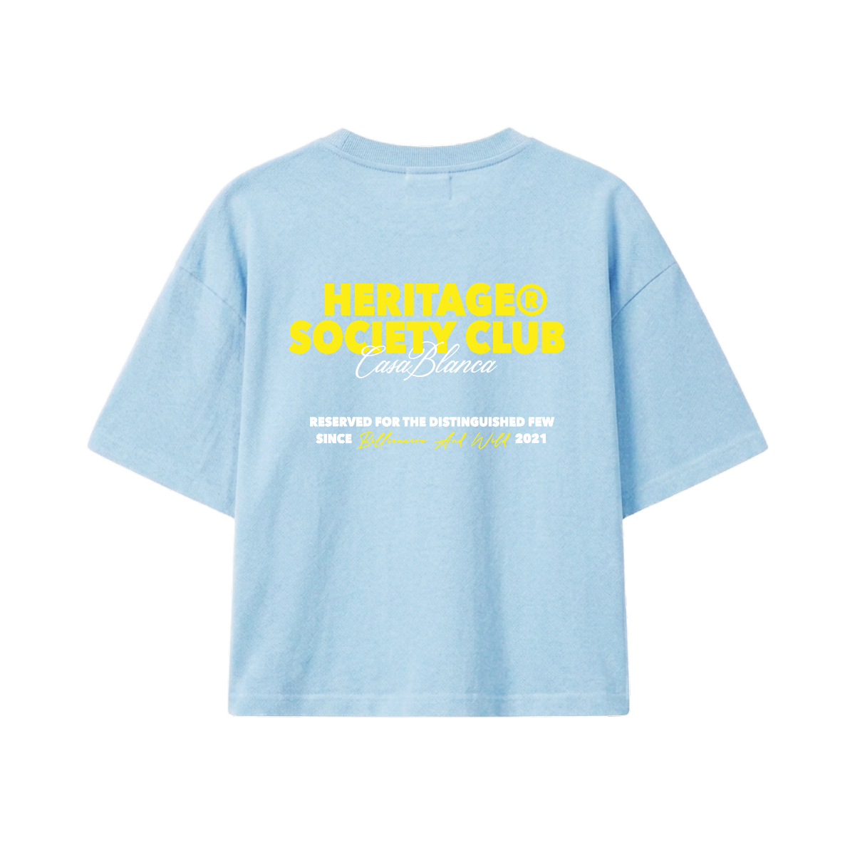 HERITAGE CLUB TEE LIGHT BLUE