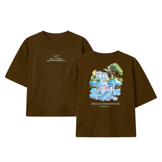 DOLCE FAR NIENTE TEE BROWN