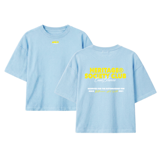 HERITAGE CLUB TEE LIGHT BLUE
